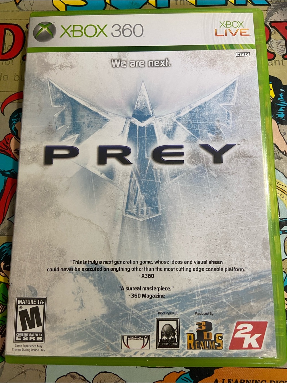 Prey (Microsoft Xbox 360, 2006) Complete CIB